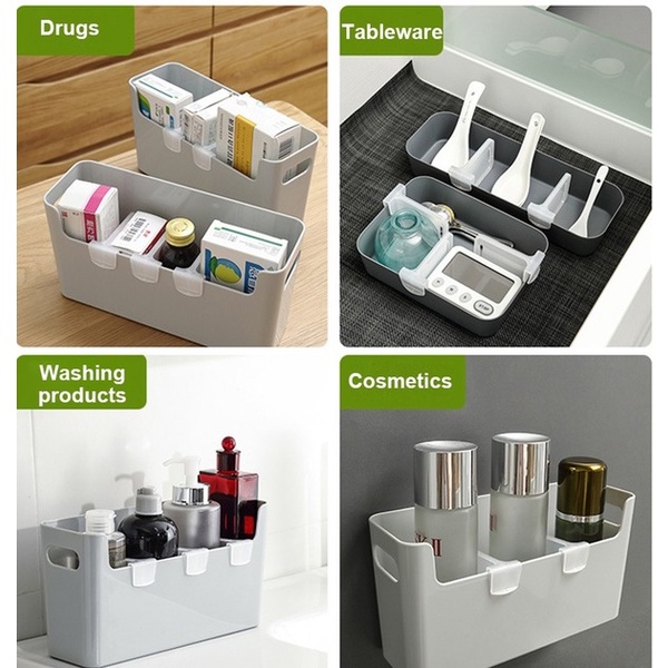 Khay Nhựa Phân Ngăn Có Thể Điều Chỉnh Cho Tủ Lạnh Nhà Bếp