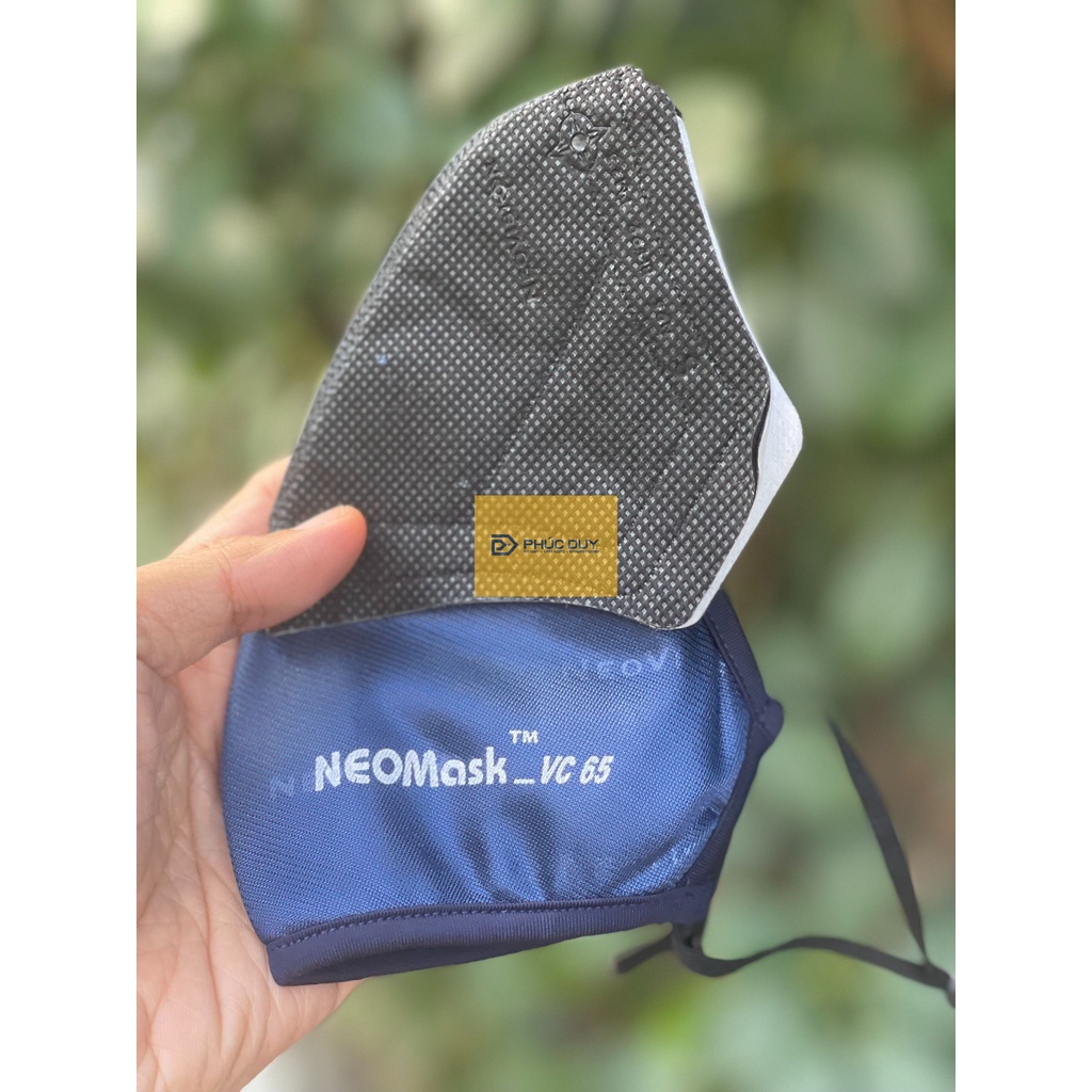 Khẩu trang  than hoạt tính NEOMASK VC65 NEW đeo tai chính hãng
