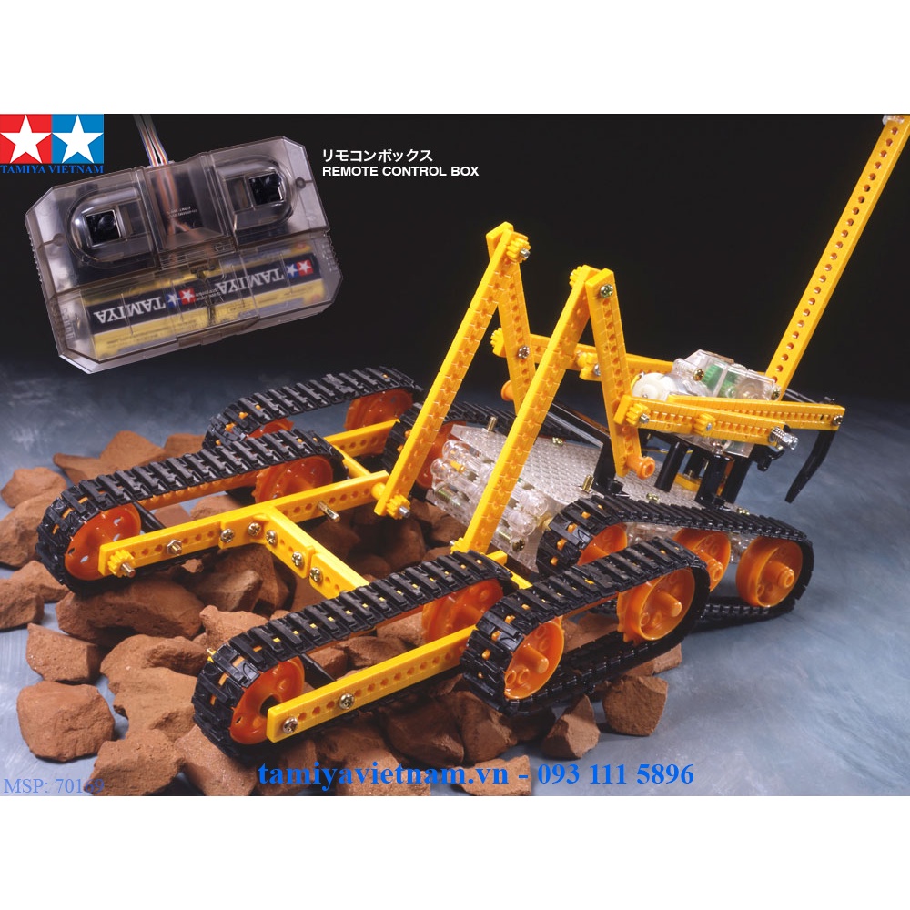 70169 Bộ lắp ráp kĩ thuật Robot mô phỏng máy đào RESCUE CRAWLER (3-CHANNEL REMOTE CONTROL)