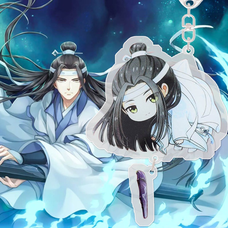 YGT Móc khóa acrylic hình The Untamed Chen Qing Ling Xiao Zhan Wang Yibo