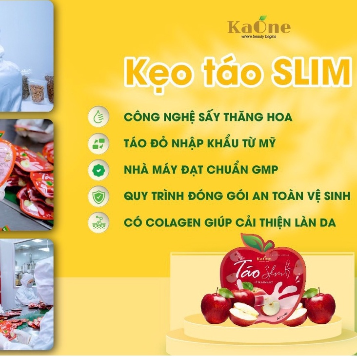 Combo 10 gói kẹo táo slim giảm cân kaone - sút bay 2 - ảnh sản phẩm 6