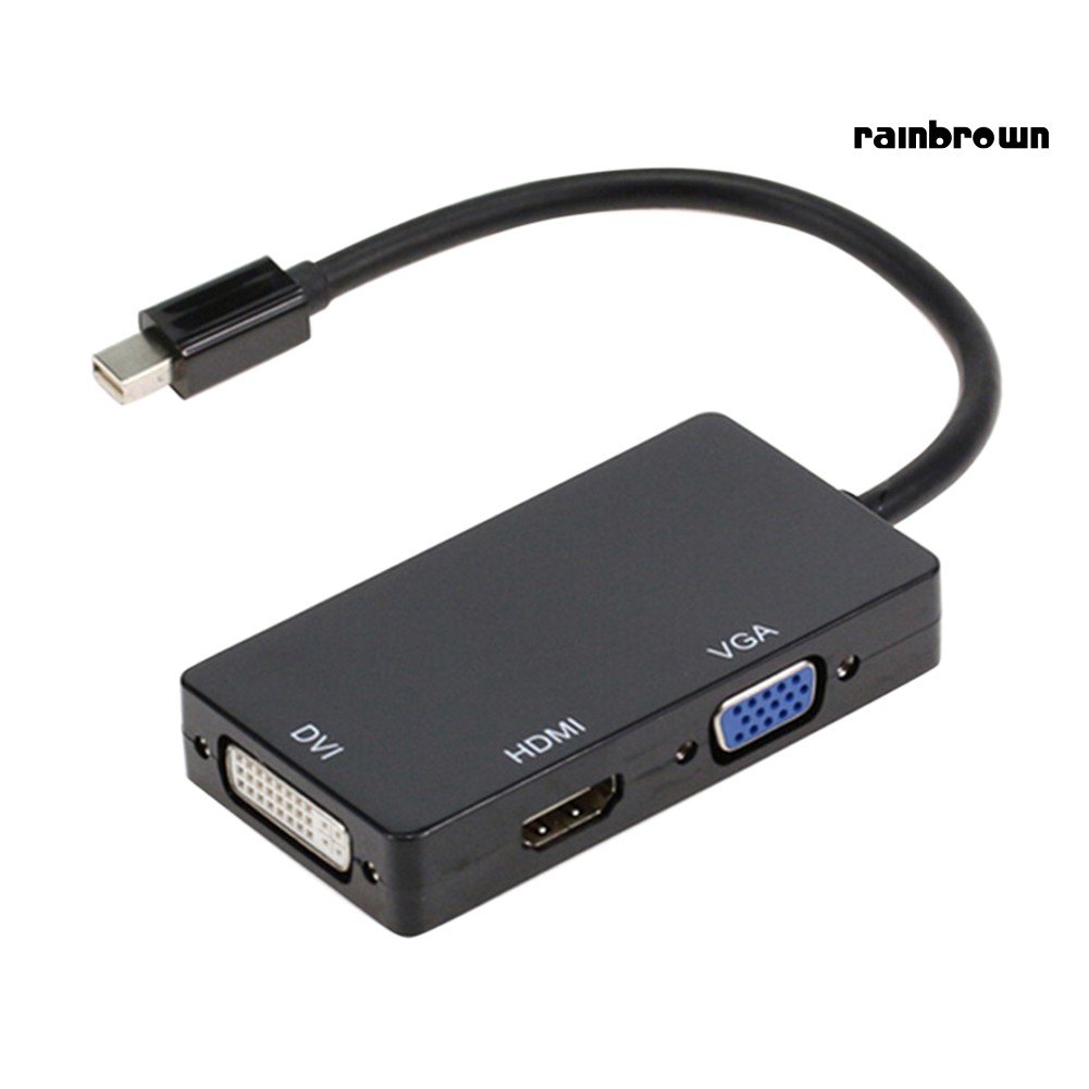 Cáp Chuyển Đổi 3 Trong 1 Thunderbolt Sang Hdmi Vga Dvi