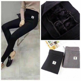 Quần legging mèo lót lông