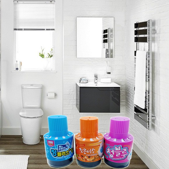 [ TOILET LUÔN SẠCH VÀ THƠM ] Chai Thả Bồn Cầu Khử Mùi Hàn Quốc 180gr, sử dụng được 2500 lần xả.