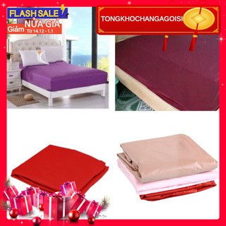 [Giá sỉ-ga chống thấm màu]Ga Chống Thấm Màu Trơn,Đủ Kích Thước,SallyGCT31