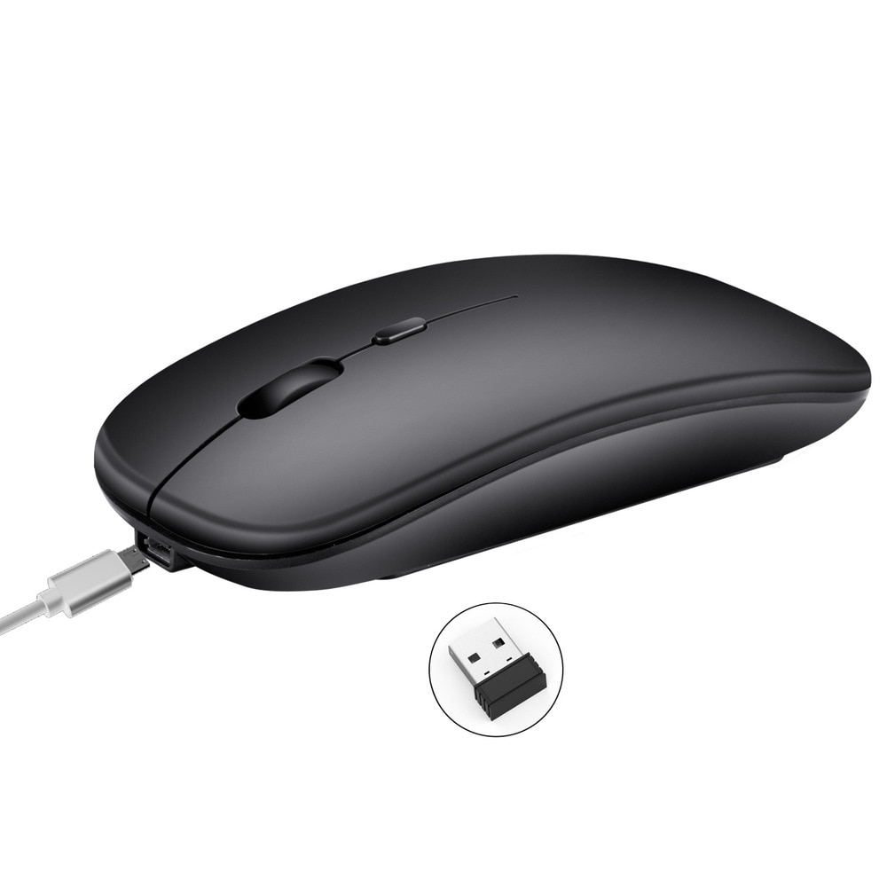 Chuột Không Dây Sạc Siêu Mỏng 2.4g