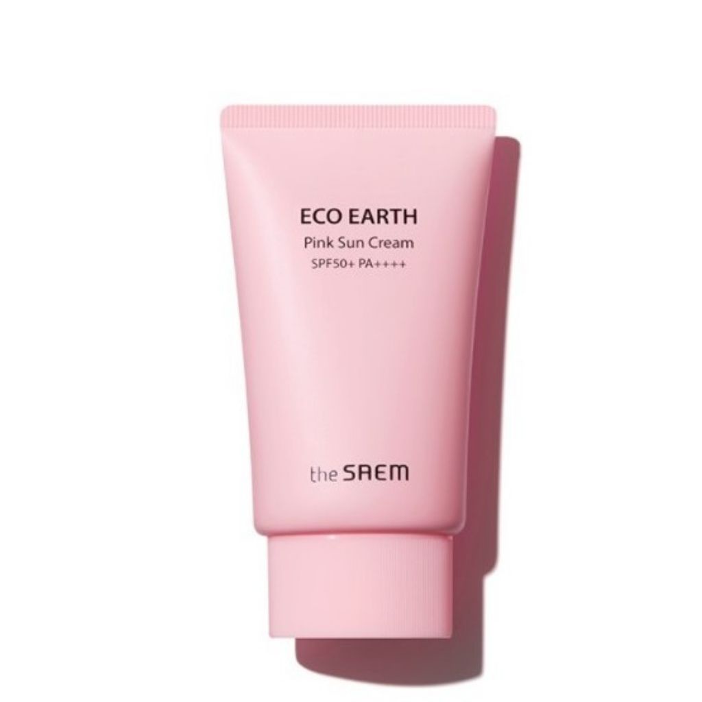 Kem Chống Nắng The Saem Eco Earth Pink Sun Cream SPF50+ 50g