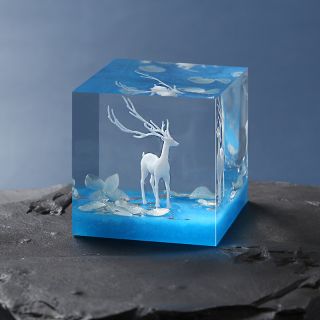 Mô hình Hươu 3D trang trí Resin
