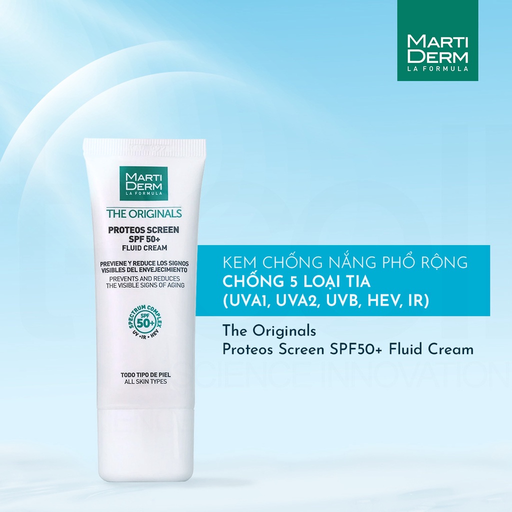 Kem Chống Nắng MartiDerm The Originals Proteos Screen SPF 50+
