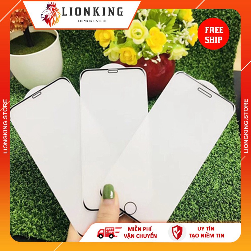 [Kính viền trong suốt + Full Màn] Kính cường lực iphone viền trong không che màn hình cho iphone 6/6Plus/7plus/X/XsMax