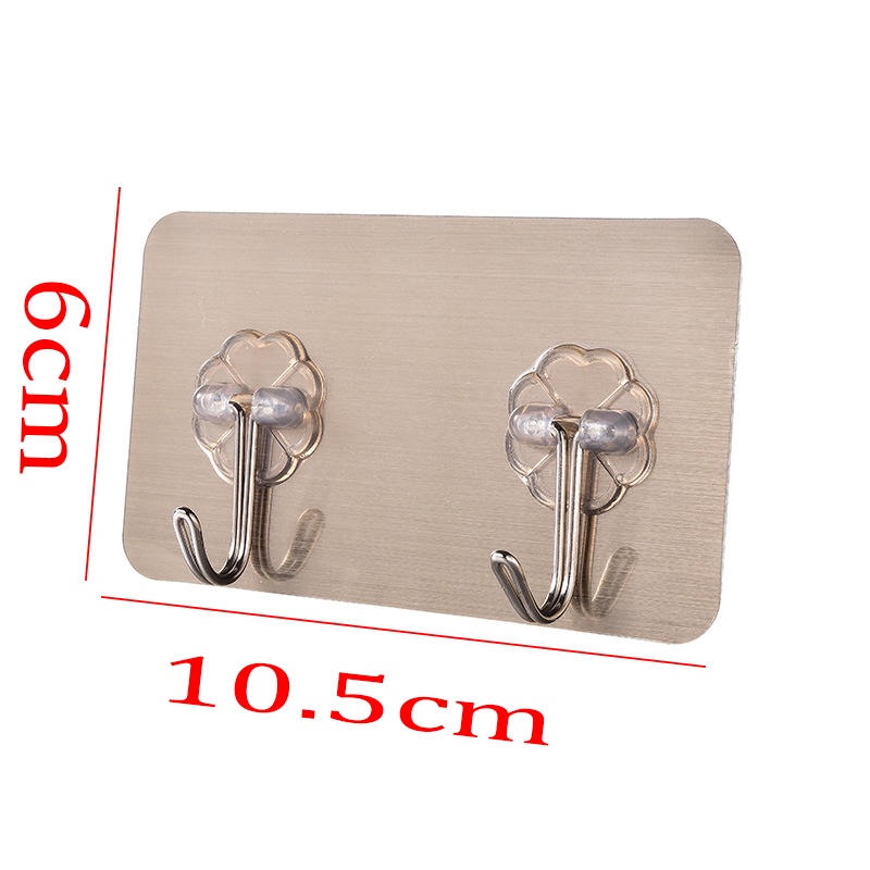 Móc treo đồ gắn tường chống thấm nước chống gỉ tiện dụng cho nhà bếp/ văn phòng