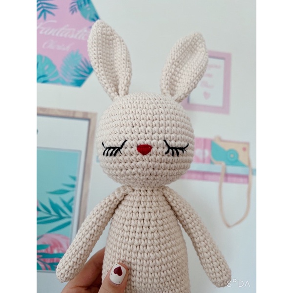 - Thỏ len handmade cho bé - Gấu Bông Len