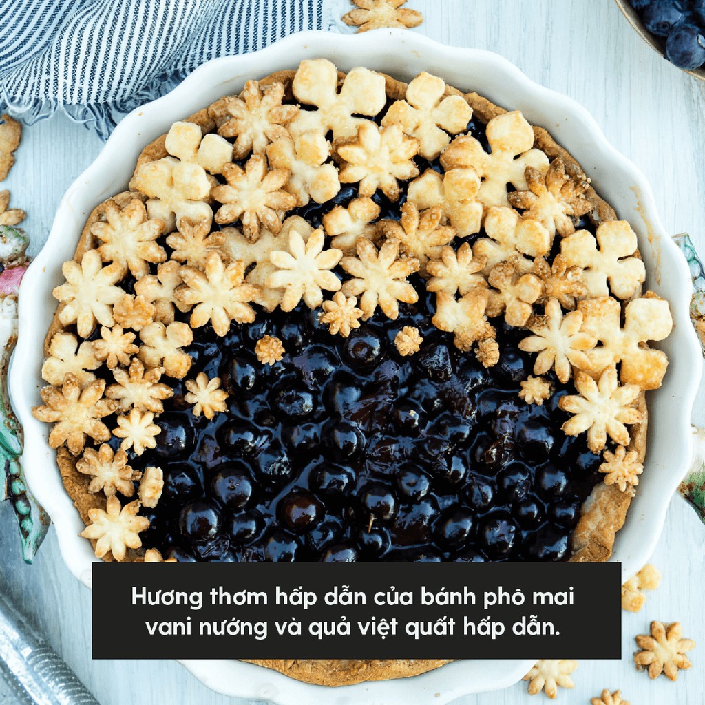 Tinh Dầu Phối Hương Blueberry Tart (Ngọt Chua Bánh) Làm Nến Thơm, Xông Thơm Phòng HENY GARDEN
