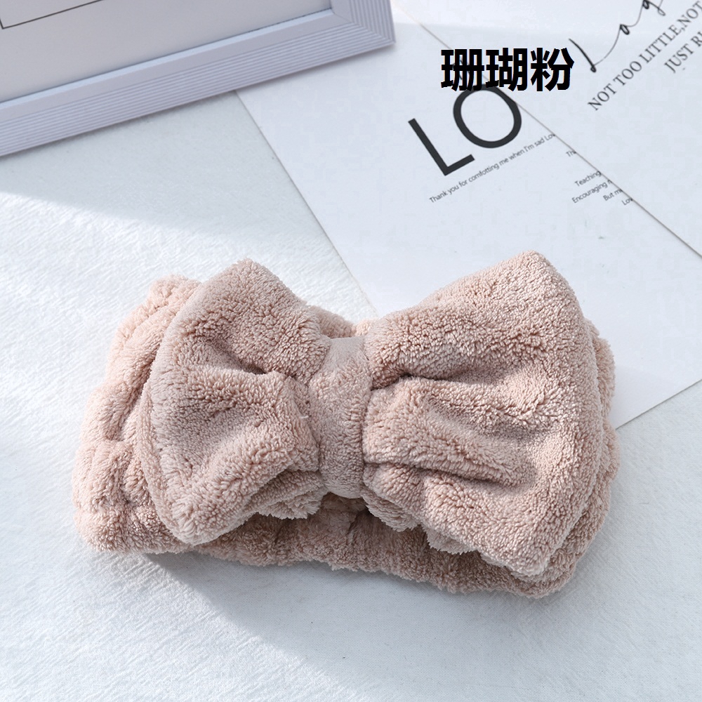 Băng đô trang điểm đính nơ đáng yêu cho nữ