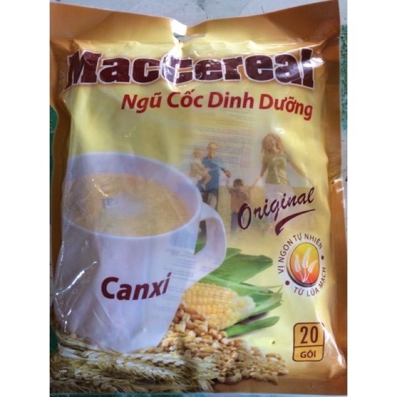 bột ngũ cốc dinh dưỡng Maccereal vị ngọt tự nhiên từ lúa mạch 560g