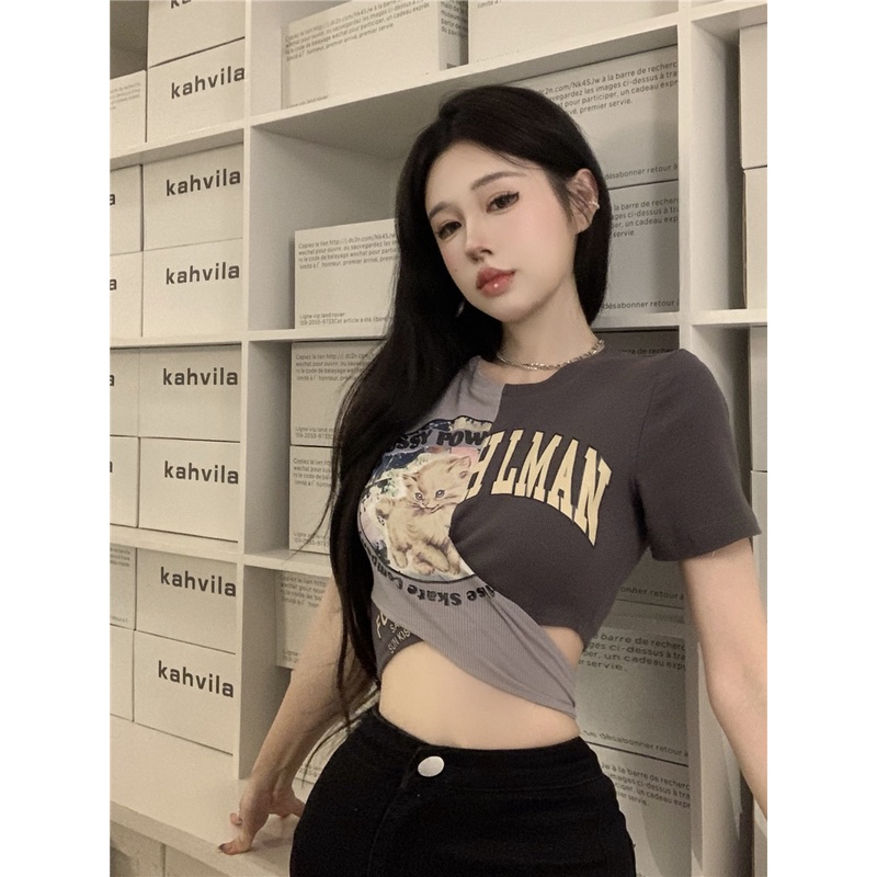 Áo Thun Nữ Cột Dây Thời Trang Hàn Quốc