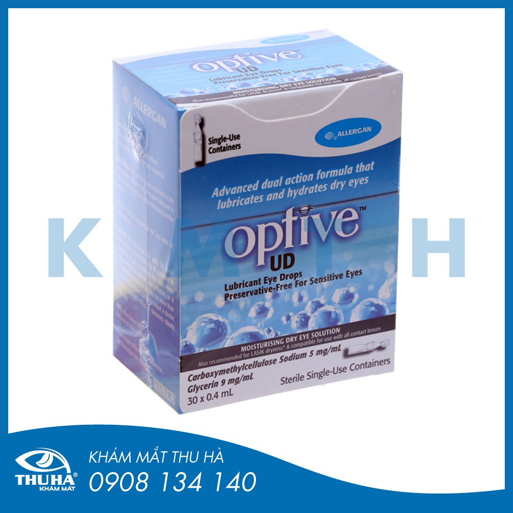 Dung dịch nhỏ mắt Optive UD 0.4ml (Hộp 30 ống)