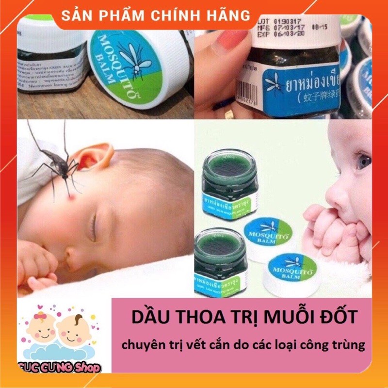 🦟 Dầu Thoa Muỗi Đốt, Côn Trùng Cắn Thái Lan 🇹🇭