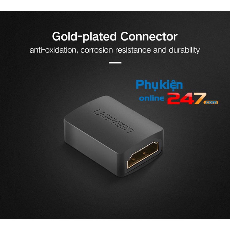 Đầu nối tiếp HDMI 2 đầu âm cao cấp