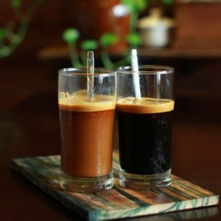 Cốc thủy tinh cafe đá 235ml bộ 6 cái Ly thủy tinh dày đẹp chắc chắn