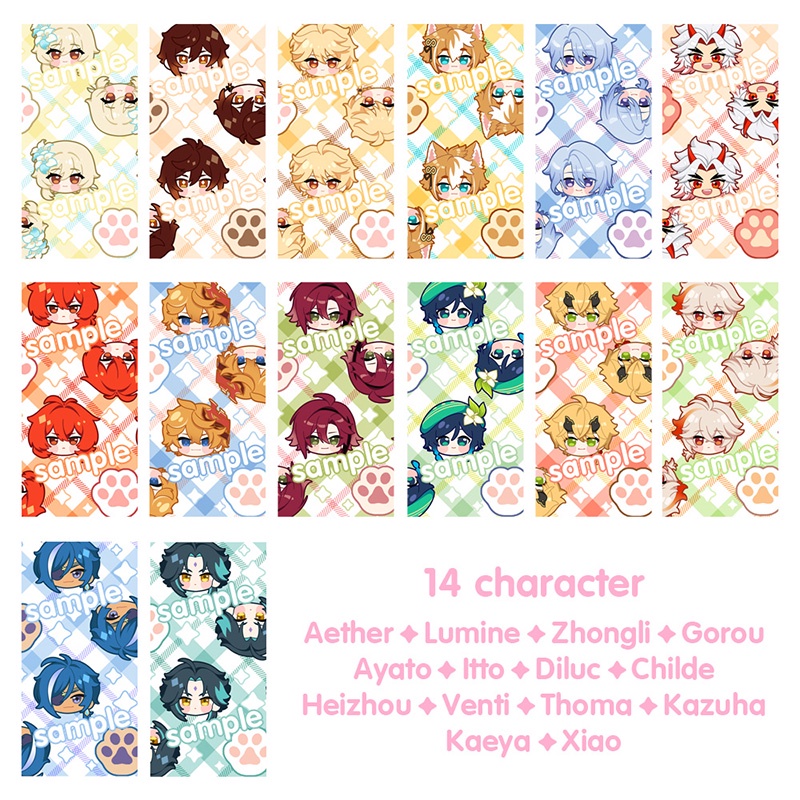 Dây buộc tóc Scrunchies Genshin Impact