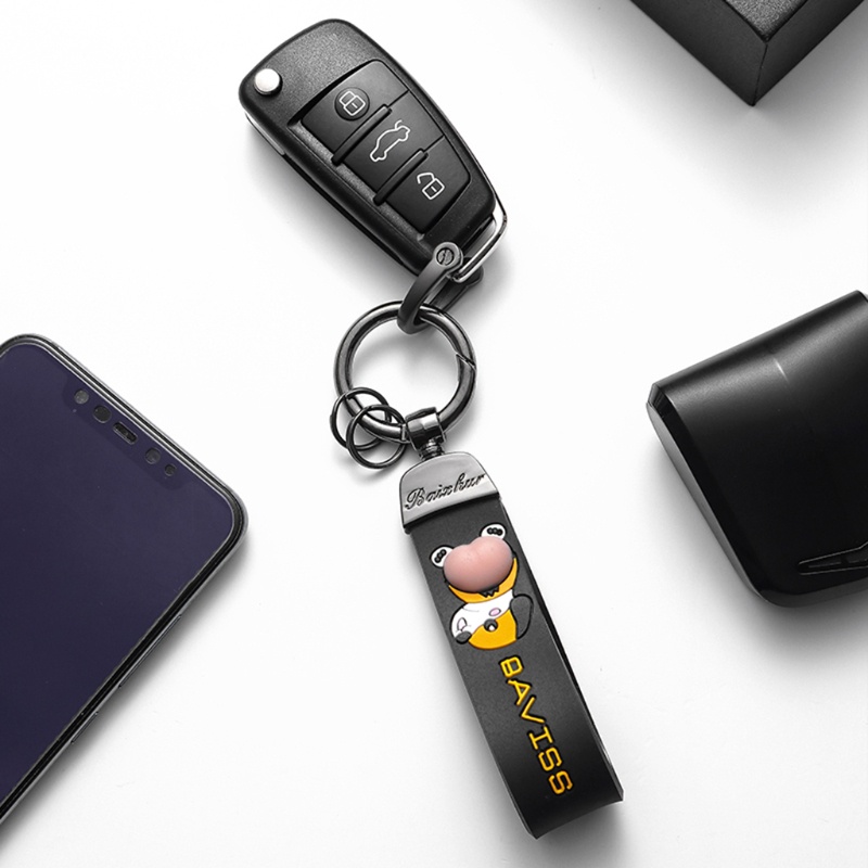 Móc Khóa Hình Mông Động Vật 3D Độc Đáo