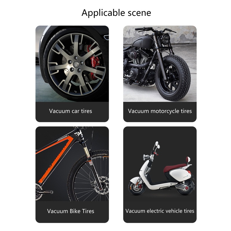 Bộ 4 Nắp Van Bánh Xe Đạp / Xe Máy Hình Đầu Lâu Phát Quang Thông Dụng