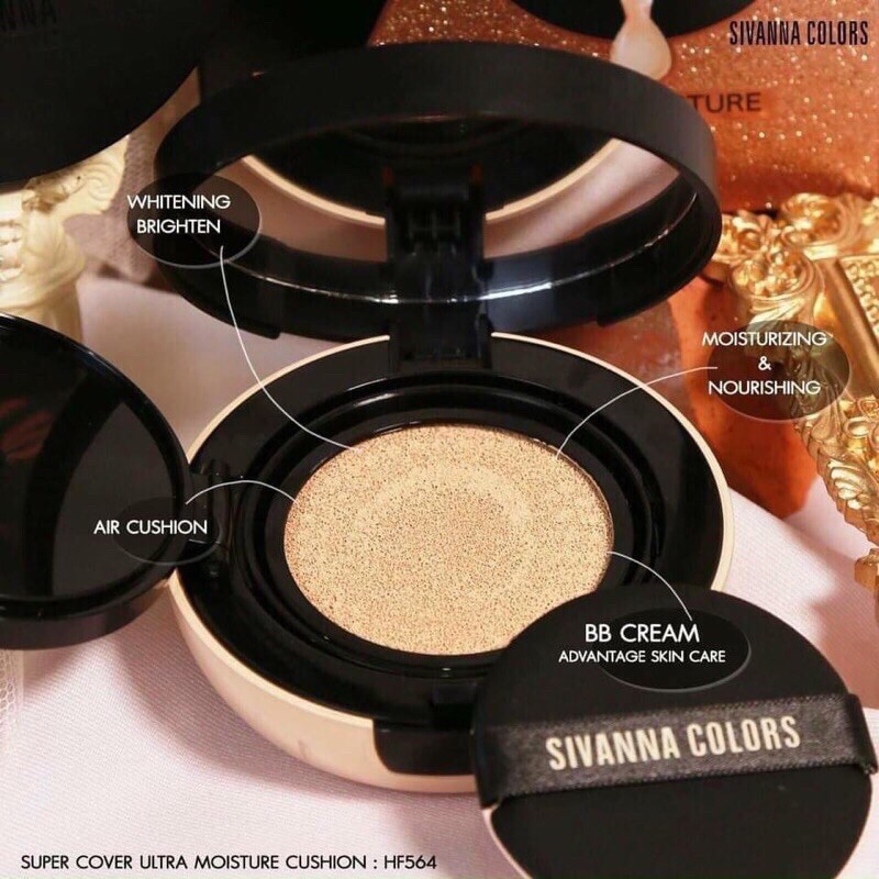 Phấn nước super cover SpF50++ Cushion BB Cream sivana!