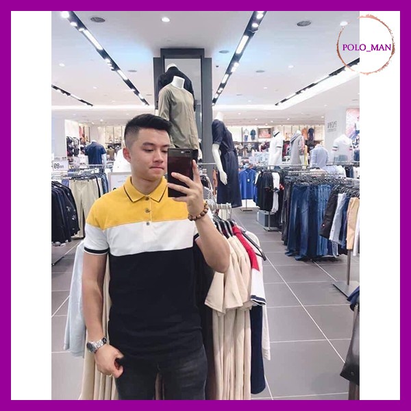 Áo polo nam thun có cổ cao cấp seed cotton da cá thấm hút mồ hôi bo len tay hiện đại trẻ trung BAVATU | BigBuy360 - bigbuy360.vn