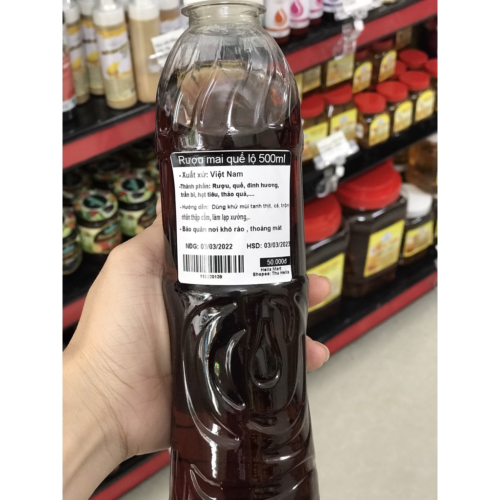 Chai Mai quế lộ 500ml