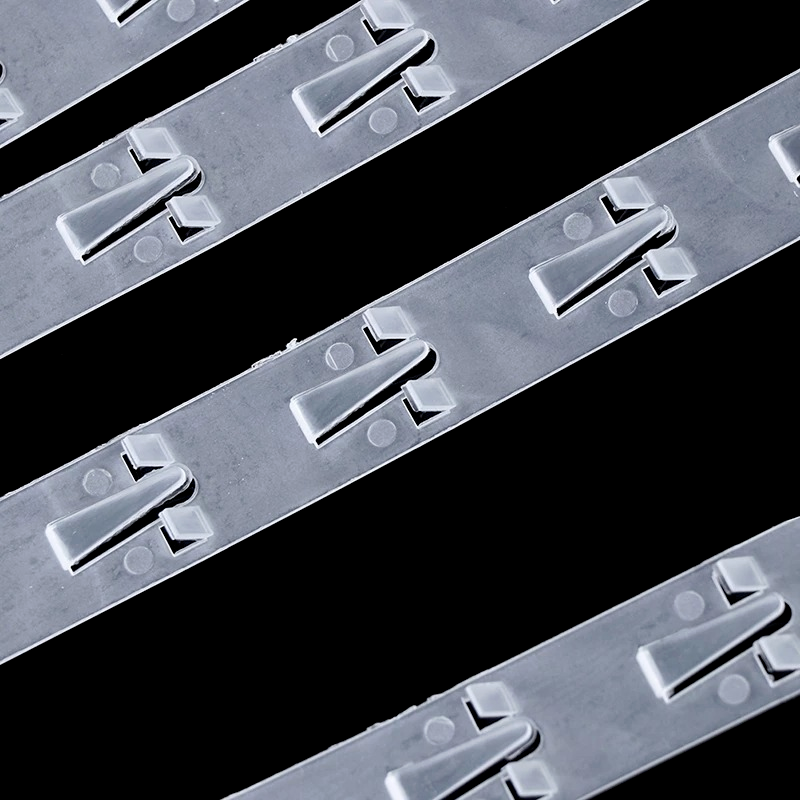 Dải trưng bày bánh snack bằng nhựa PVC trong suốt có móc treo tiện dụng cho cửa hàng tạp hóa siêu thị