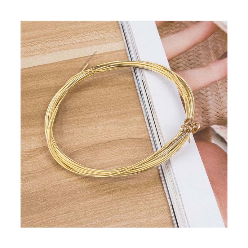 Bộ Dây Đàn Guitar Bằng Thép 6 Cái