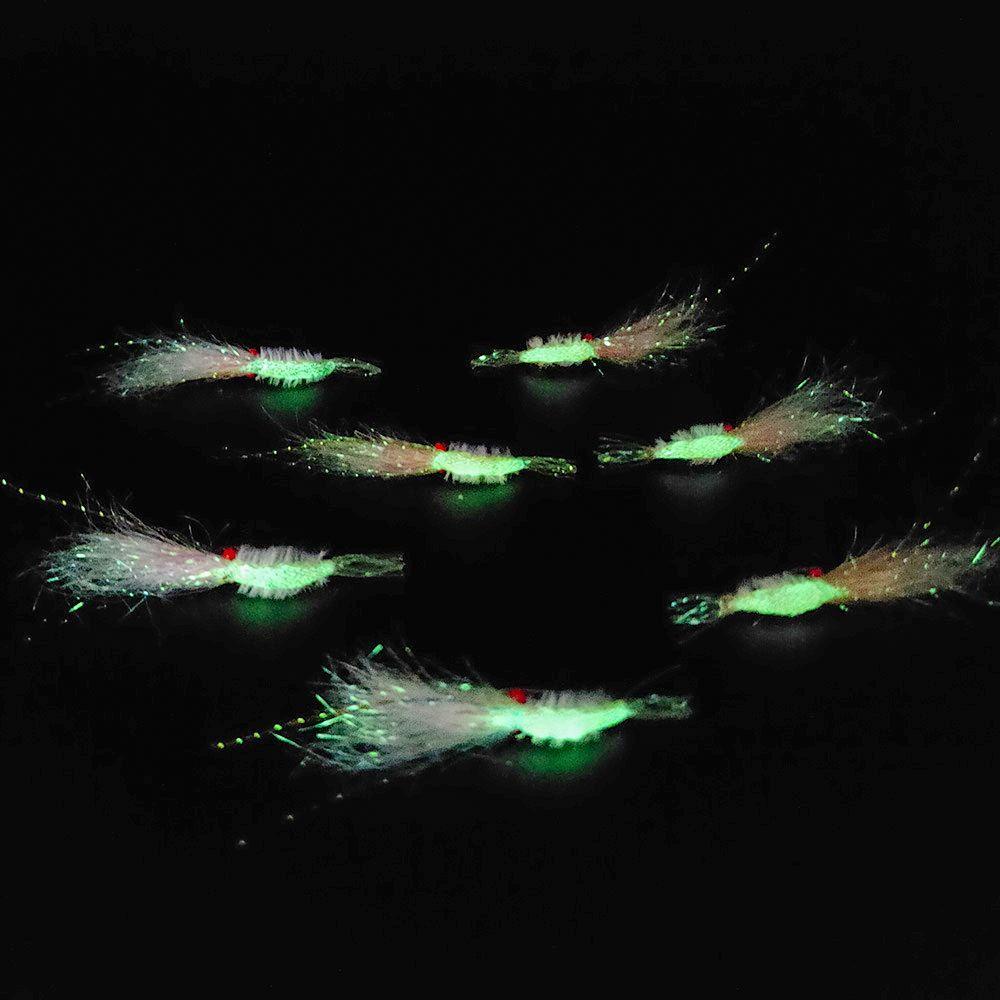 MUVAKO Set 4 Mồi Câu Cá Giải Trí Hình Con Tôm