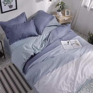 SET CHĂN GA GỐI PHAO COTTON POLY - 042