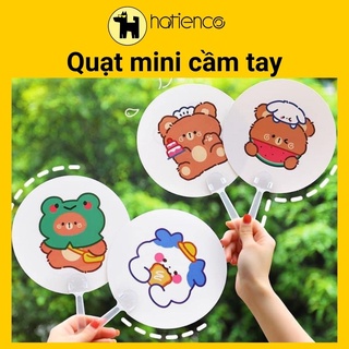 Quạt mini cầm tay nhỏ gọn dễ thương, giá rẻ