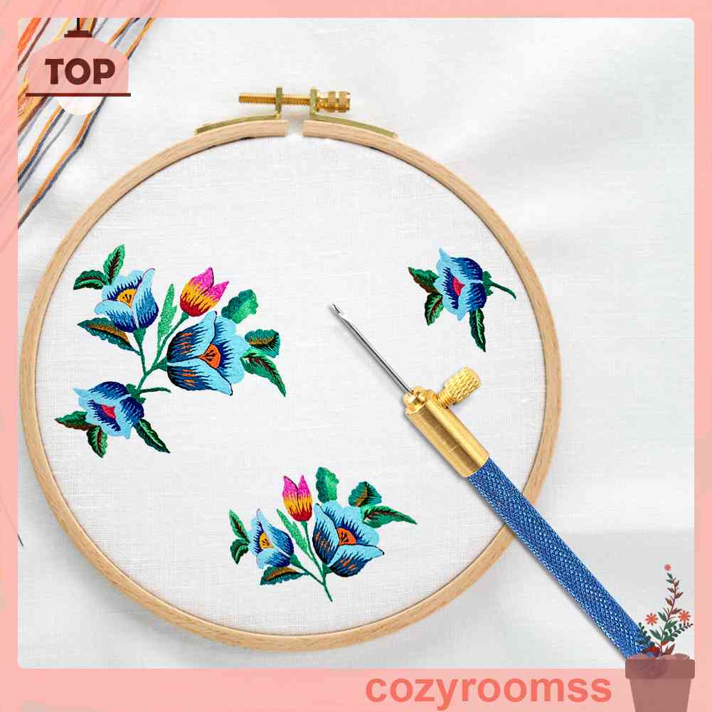 Bộ 3 Kim Móc Thêu Và 3 Kim Móc Thêu Thủ Công Diy