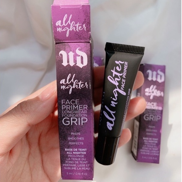 Mini 5ml - Kem lót trang điểm Urban Decay All Nighter Face Primer Longwear Foundation Grip