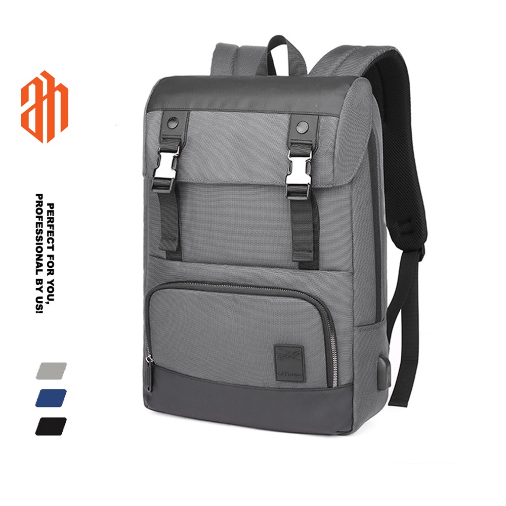 Balo du lịch Arctic Hunter chất liệu Oxford chống nước, có cổng USB - B00361