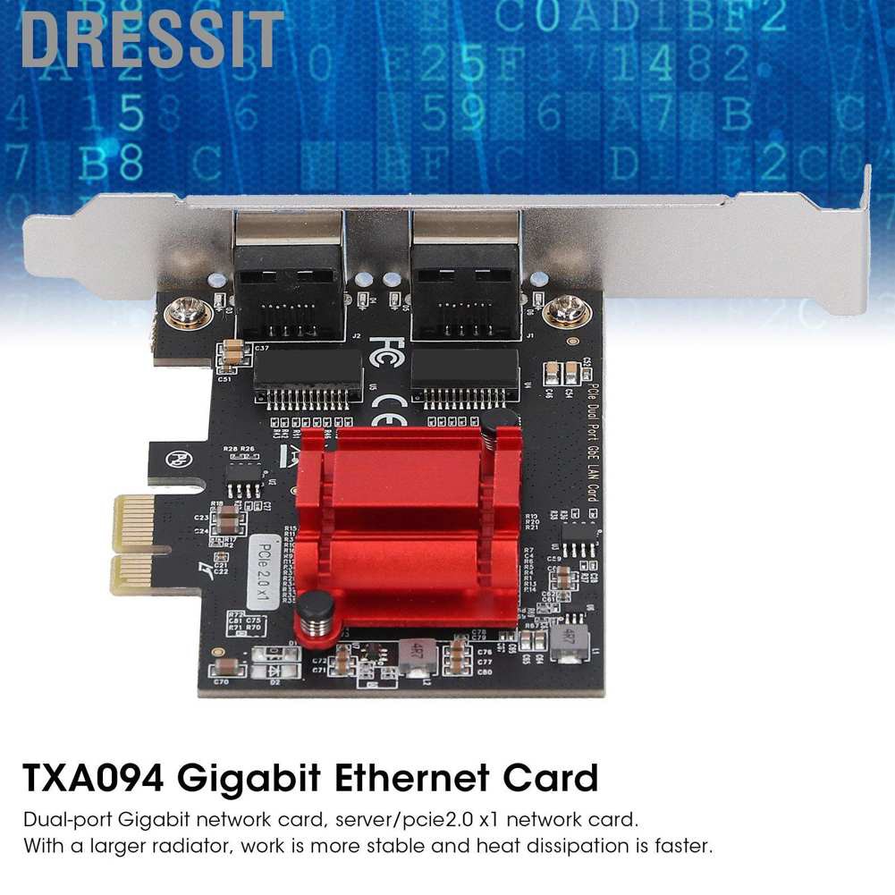 Card Mạng Txa094 Pci E 82576 T2