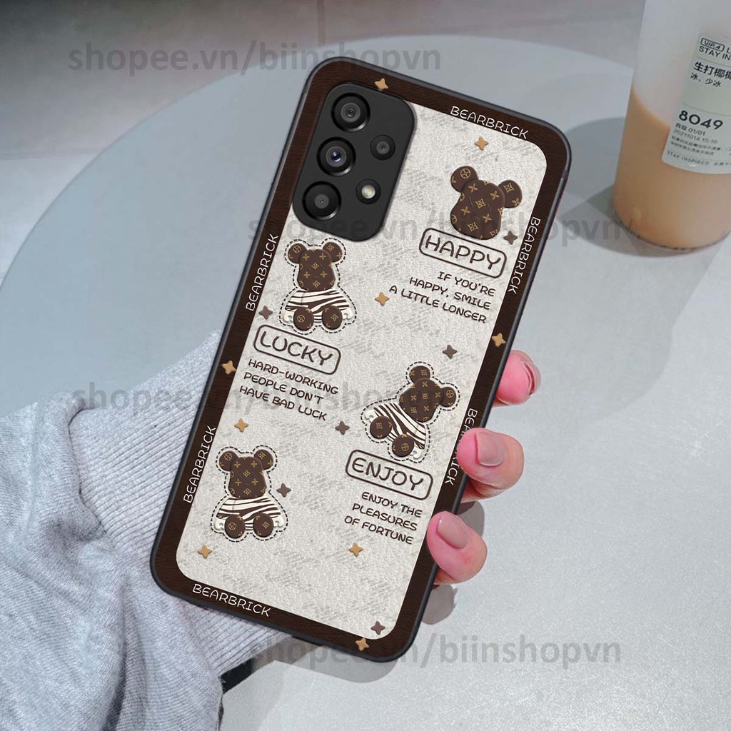 Ốp Samsung A13 / A23 / A53 hình gấu bear brick đẹp độc lạ, thời trang, cá tính