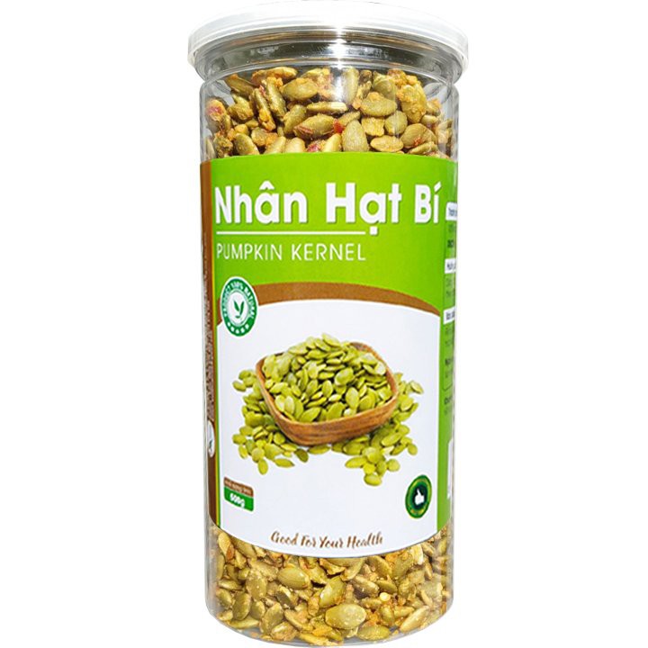 500G Nhân Hạt Bí Rang Tỏi Ớt Giòn Ngon - Thiên đường ăn vặt