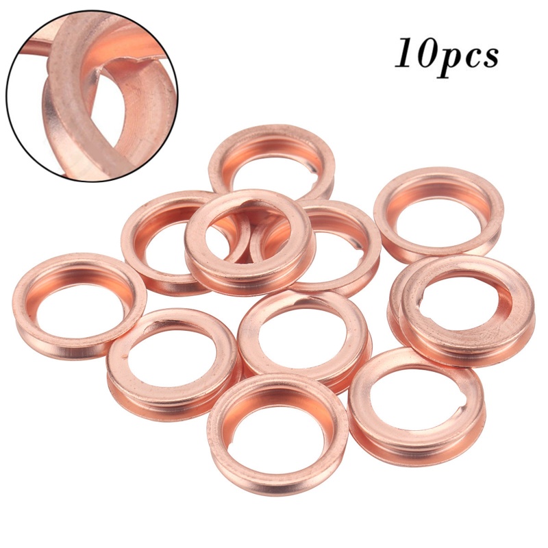 Bộ 10 Vòng Đệm Cống Xả Dầu Động Cơ 11026-01M02