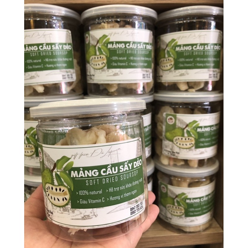 mảng cầu sấy dẻo- Đặc sản Đà Lạt - Hoàng Thiên Long Farm