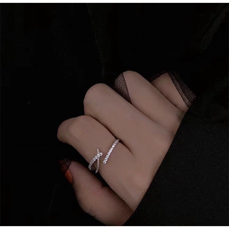 Nhẫn ngón trỏ bạc ta - HuongGiangSilver