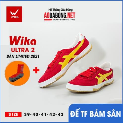 Giày đá bóng, đá banh, thể thao  Siêu Phủi Bata Wika Ultra 2/3 BỀN ĐẸP - chính hãng Wika. Tặng tất