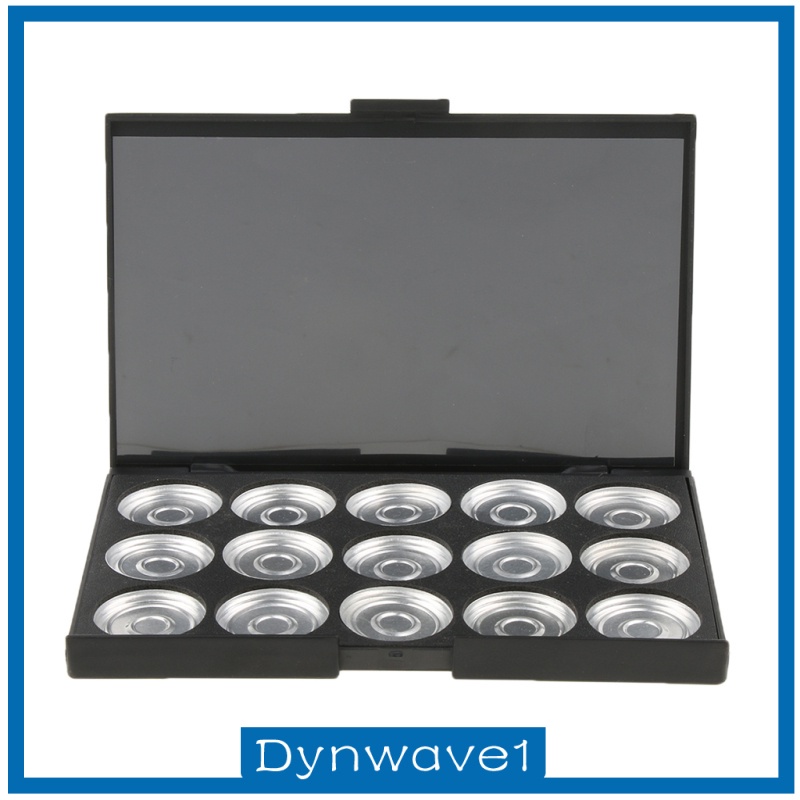 [DYNWAVE1] Empty Eyeshadow Blush Pigment Aluminum Palette Pans DIY Makeup Black Small