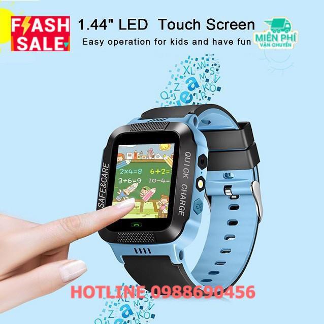 Đồng hồ định vị thông minh Y2 có đèn pin - màn hình cảm ứng - nghe gọi 2 chiều