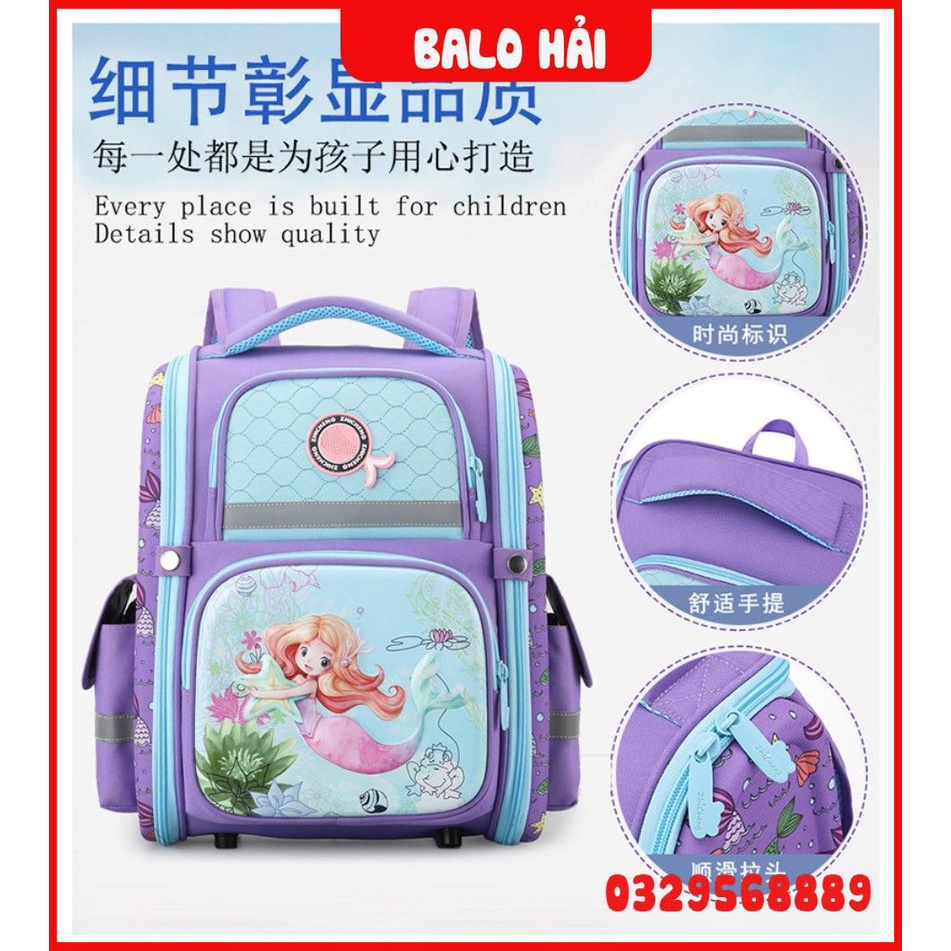 Balo cho bé nam nữ tiểu hoc,  Cặp sách đi học cho bé trai gái- BALO205
