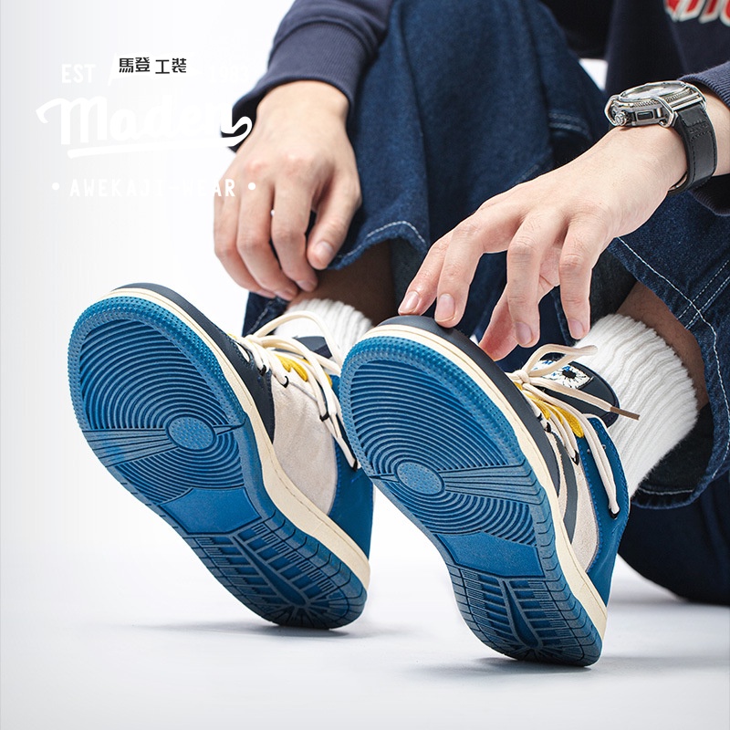 Giày thể thao trượt ván MADEN thoáng khí phong cách hip hop đường phố thời trang mùa hè 2022 trẻ trung