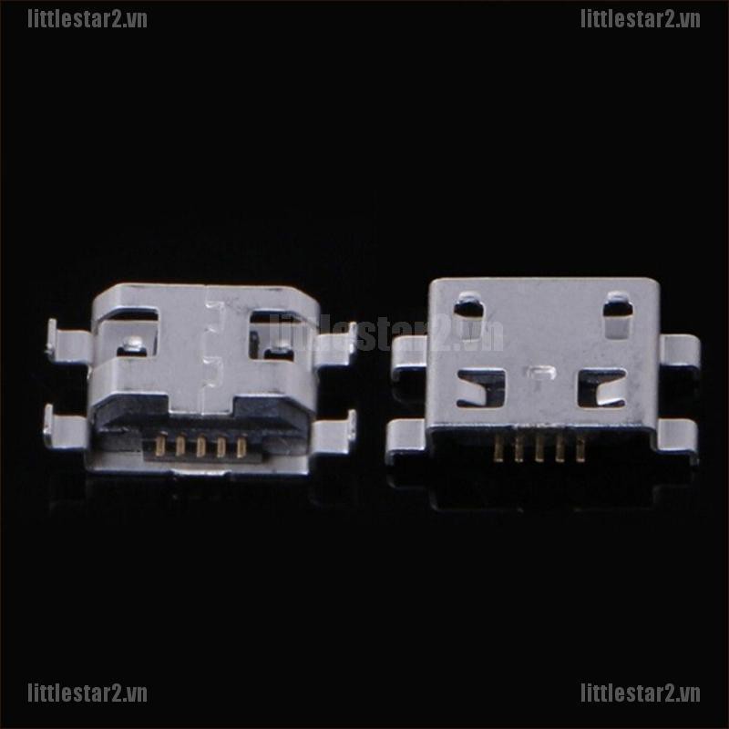 {MUV} 10 Pcs type B micro usb 5 pin female charger mount jack connector port socket{CC}